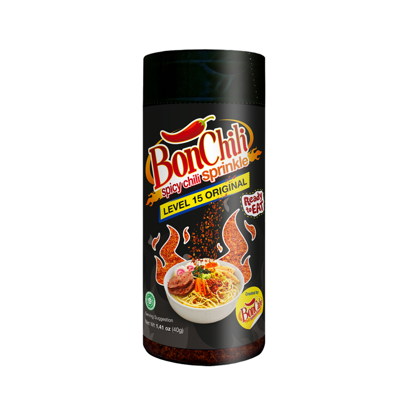 Bonchili Spicy Sprinkle Level 15 Original Flv 40g (Case 24) - Longdan Official