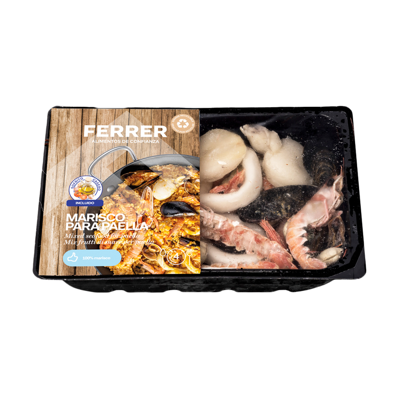 Ferrer Seafood Mixed Paella 550g (Frozen) - Longdan Official
