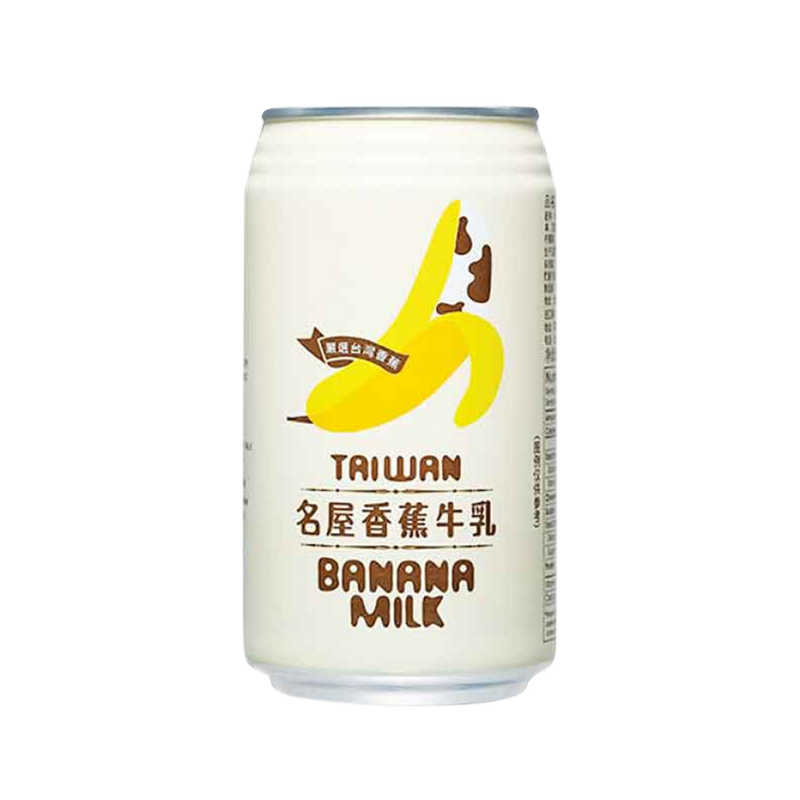 FAMOUS HOUSE Banana Milk Drink 340ml - Longdan Official