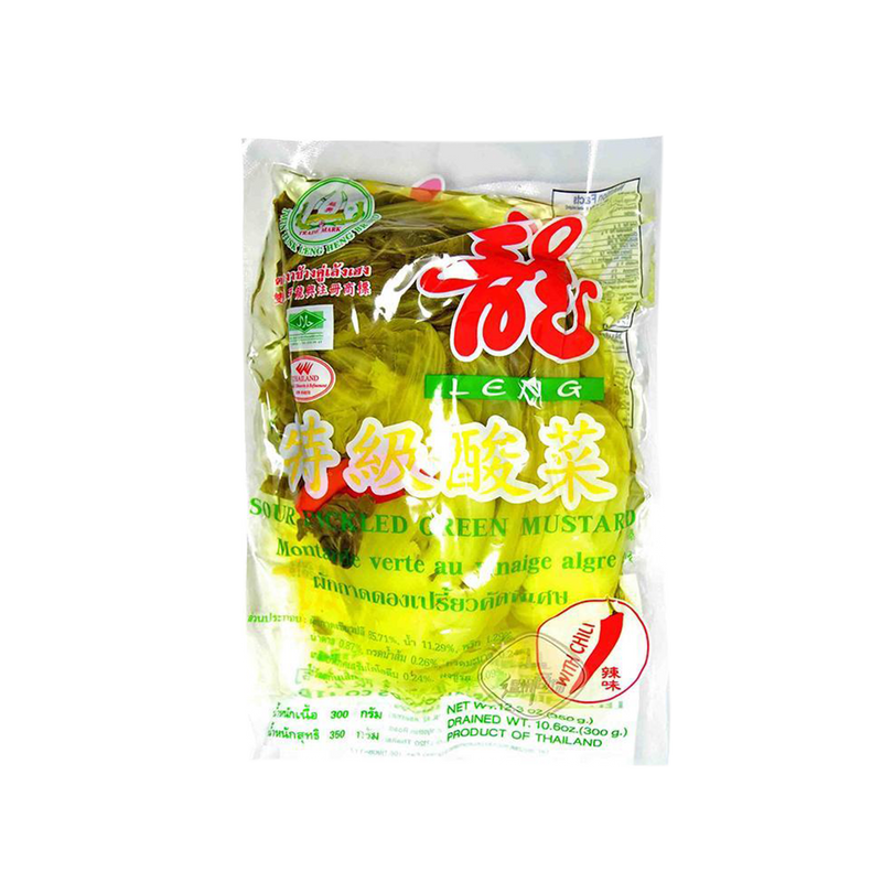 Twin Ivory Pickled Sour Mustard Green With Chilli 350g - Longdan Official Online Store