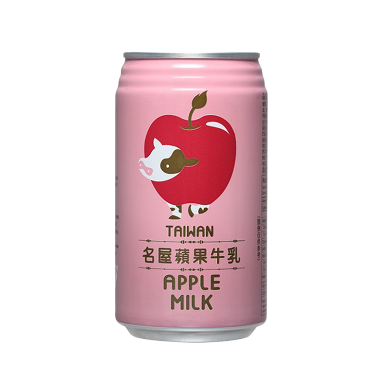 FAMOUS HOUSE Apple Milk Drink 340ml - Longdan Official