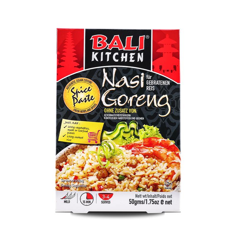 Bali Kitchen Nasi Goreng (Fried Rice) Spice Paste 50g (Case 90) - Longdan Official