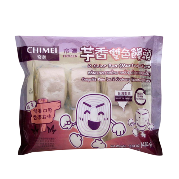CHI MEI Taro Mantou 480g (Frozen) - Longdan Official Online Store