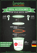 WECK Cylinder Jar 1040ml - Longdan Official Online Store