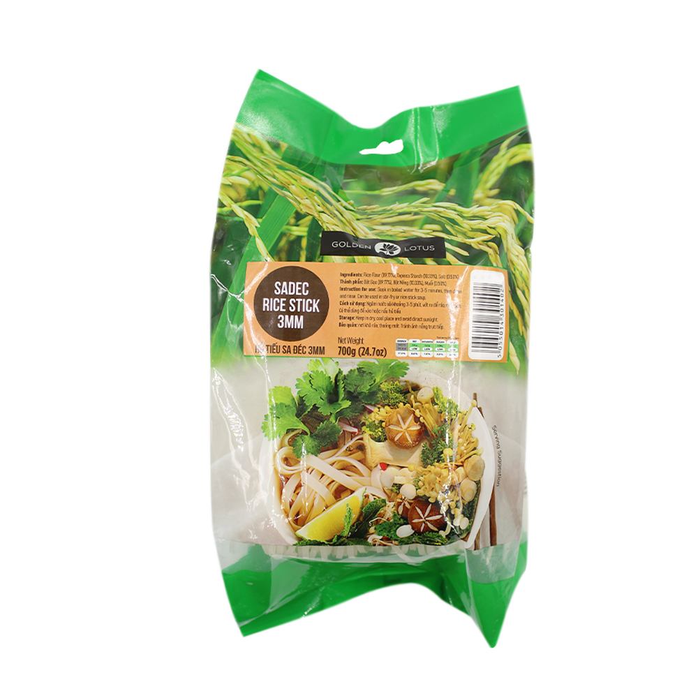 Golden Lotus Rice Stick 3mm 700g