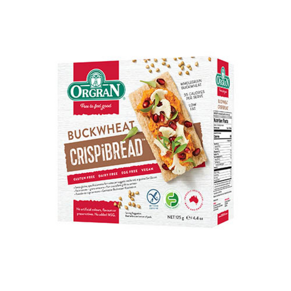 ORGRAN - Gluten Free Buckwheat Crispbread 125g - Longdan Online Supermarket