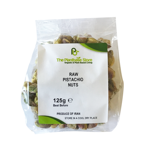 The Plantbase Store Organic Pistachios Raw Kernels 125g - Longdan Online Supermarket