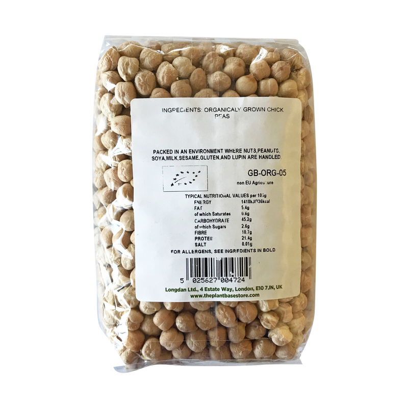 The Plantbase Store Organic Chick Peas 500g - Longdan Online Supermarket