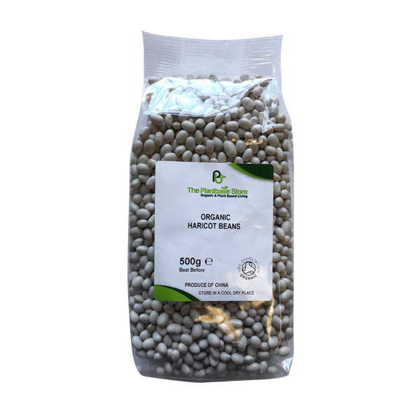 The Plantbase Store Organic Haricot Beans 500g - Longdan Online Supermarket