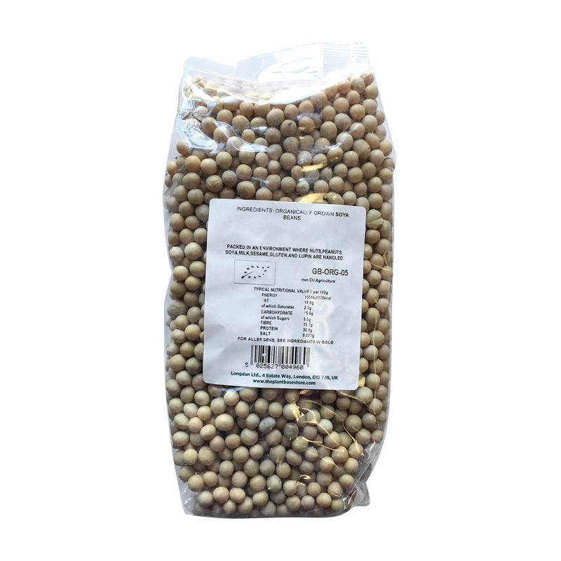 The Plantbase Store Organic Soya Beans 500g - Longdan Online Supermarket