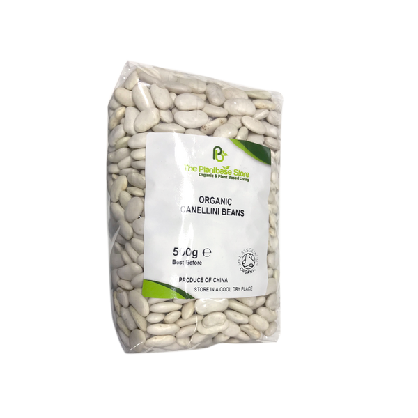 The Plantbase Store Organic Cannellini Beans 500g - Longdan Online Supermarket