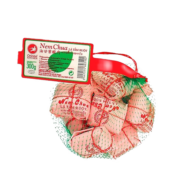 Oriental Kitchen Frozen Pork Based Dish Leaf (Nem Chua) 300g (Frozen) - Longdan Online Supermarket