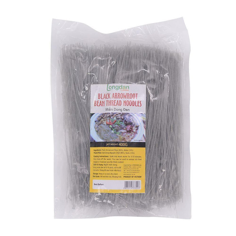 Longdan Black Arrowroot Bean Thread Noodle 400g - Longdan Online Supermarket