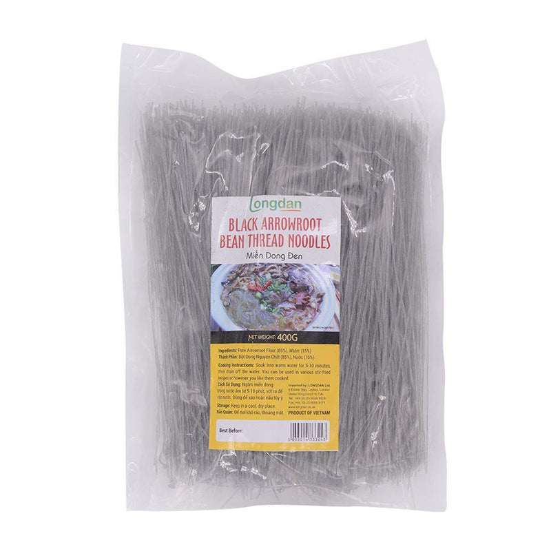 Longdan Black Arrowroot Bean Thread Noodle 400g (Case 25) - Longdan Official